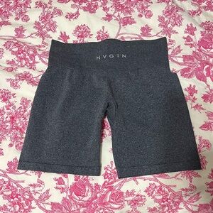 NVGTN black speckled pro shorts